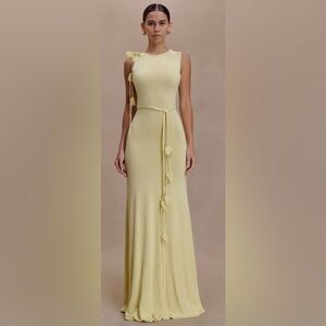 MESHKI Yellow Tullip Dress Sz. M